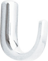 Steel Single Prong Coat Hook 263-141 - Polished Stainless Steel Finish