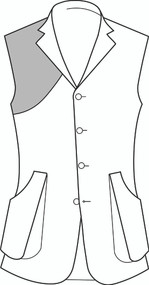 Order Shooting Vest in Tweed - from