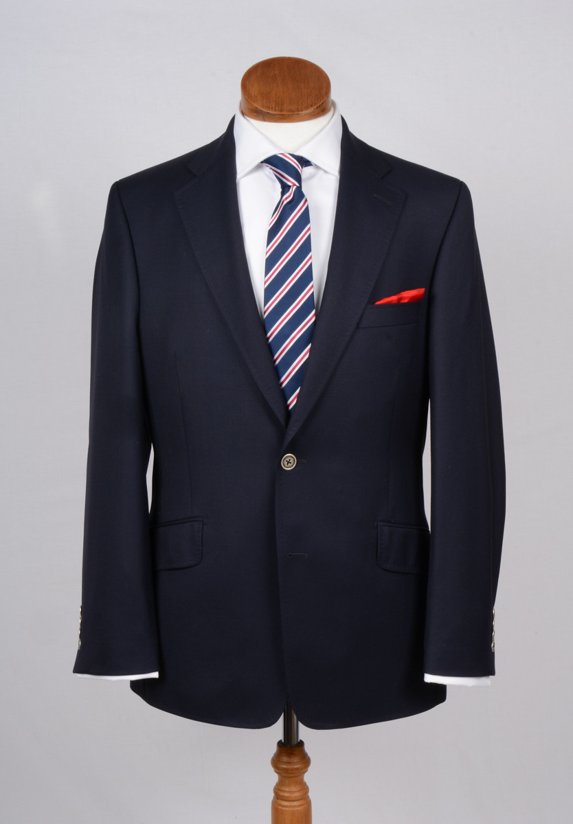 Navy Wool Blazer