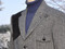 Grey Herringbone Harris Tweed Jacket