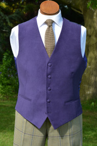 Purple Moleskin Waistcoat