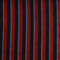 Navy Wine Stripe Linen