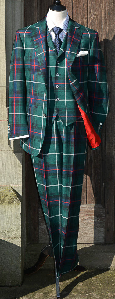 tartan tweed suit