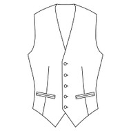 Made to Order Single Breasted Waistcoat - Coating
