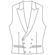 Made to Order Double Breasted Waistcoat - Coating