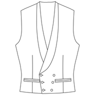 Made to Order Double Breasted Waistcoat - Cotton