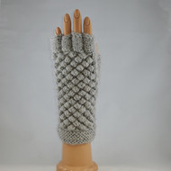 Textured "Bubble" Fingerless Gloves 