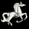 Sterling Silver Happy Mare Pin