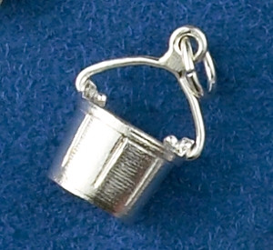 Sterling Silver Horse Bucket Charm or Pendant