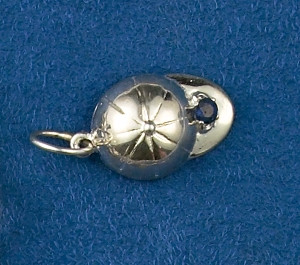 Sterling Silver Hunt Cap Charm or Pendant.