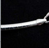 Sterling silver omega neckpiece. 16" length. Slides and pendants look great on this piece!