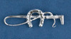 Sterling Silver Replica of a Circa 1930 Horseshoe Stock Pin