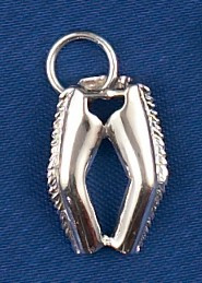 Sterling Silver Riding Chaps Charm or Pendant