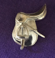 Sterling Silver English Saddle Pin 