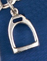 Sterling Silver Stirrup Charm or Pendant