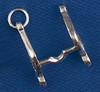 Sterling Silver Western Bit Charm or Pendant