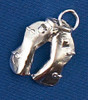Sterling Silver Western Chaps Charm or pendant