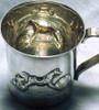 Vintage Sterling Silver Tiffany Rocking Horse Baby Cup