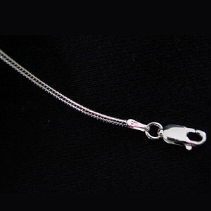 16-inch White Gold Snake Chain - Show 