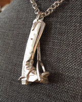 The Original Sterling Silver Boot Pendant and Chain