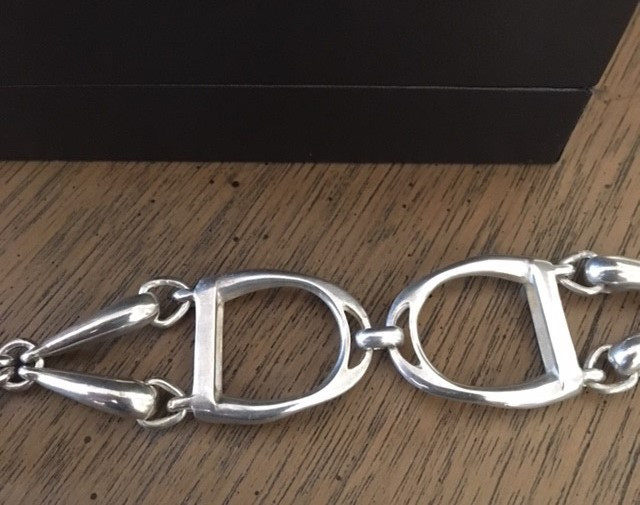 Vintage Gucci Stirrups and Bits Link Bracelet - Show Stable