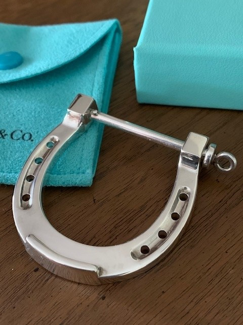 tiffany horseshoe key ring