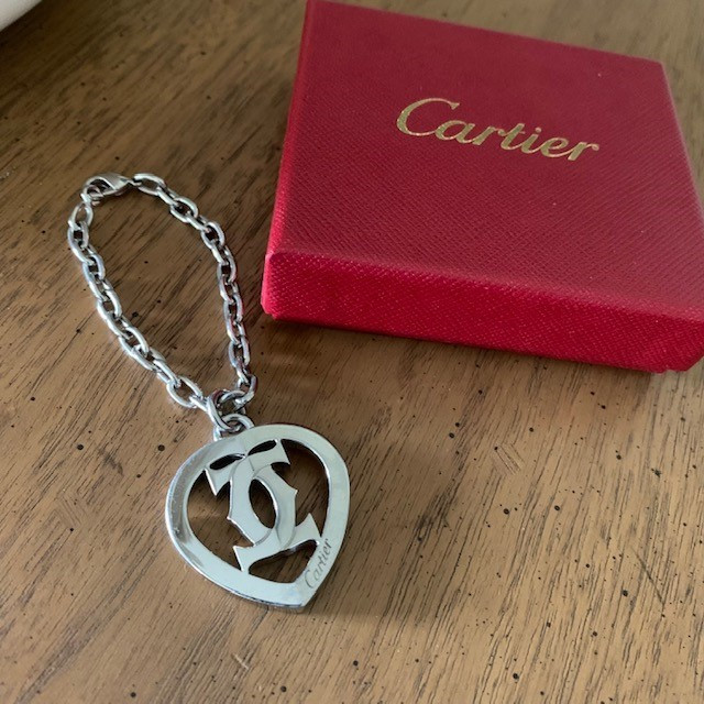 Vintage Cartier Heart Shaped Keychain - Show Stable Artisans