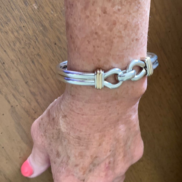 Vintage Tiffany Semi-Bangle with Horse Bit Motif - Show Stable