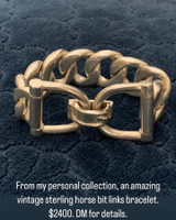 Vintage Tiffany Semi-Bangle with Horse Bit Motif - Show