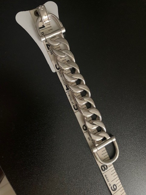 Vintage Chunky Horse Bit and Buckle Motif Bracelet - Show Stable