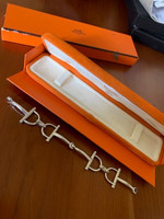 Rare Vintage Hermes Horse Bit Bracelet with Box