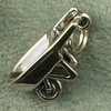 Sterling Silver Wheelbarrow Charm or Pendant