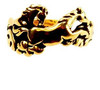 14k Gold Galloping Horses Ring