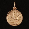 14k Gold Horse and Rider Charm or Pendant
