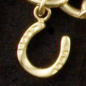 14k Gold Horseshoe Charm or Pendant
