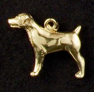 14k Gold Jack Russell Charm or Pendant