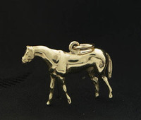 14k Gold Thoroughbred Horse Charm or Pendant