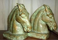 McClelland Barclay Horse Head Bookends