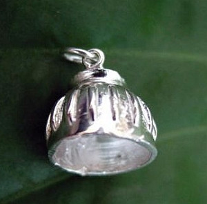 Sterling Silver Bell Boot Charm or Pendant