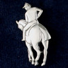 Sterling Silver Degas Horse Pin