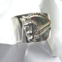 Sterling Silver Dressage Horse Ring
