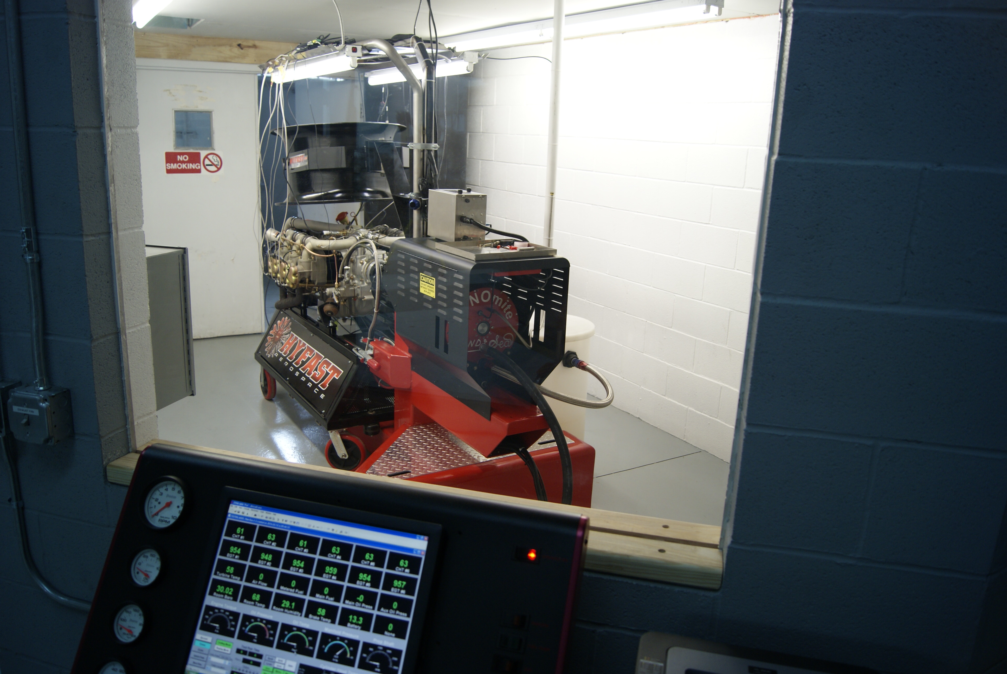 Aircraft Engine Dynamometer Test Cell