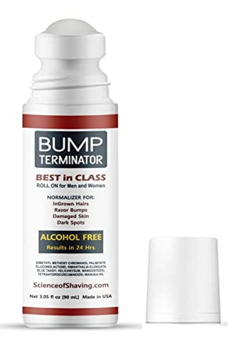 BUMP TERMINATOR ALCOHOL Free Roll On, For Shaving Bumps, Ingrown Hairs, Dark Spots Corrector on Application