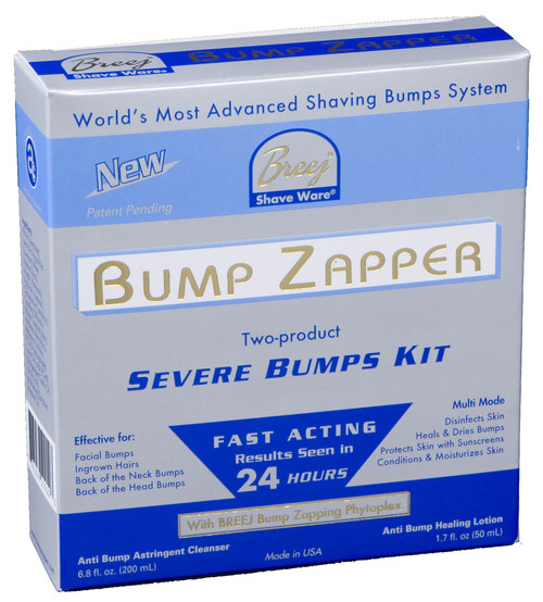 BUMP ZAPPER SEVERE BUMPS KIT
This 2-product Severe Bumps Kit for facial bumps and ingrown hairs provides immediate results seen within 24 hours.
