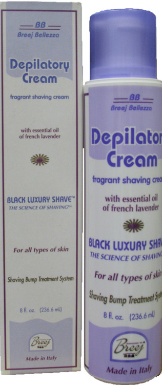 This pleasantly fragranced and elegant silky depilatory cream containing the essential oil of French lavender gently softens coarse facial hair for easy removal with a multi-blade razor leaving your skin soft, smooth and free of shave bumps.