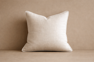 Custom Piped Pillow