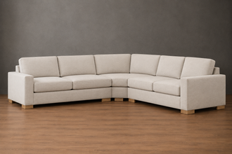 Berkeley 3 Piece Sofa Curved Wedge Sofa