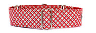 Martingale Collar [Plaid Red]