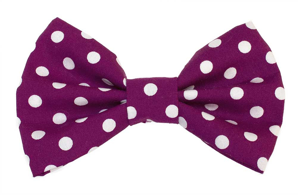 Bow Tie [Deep Purple Polka Dots] Noddy & Sweets