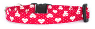 Cat Collar [Love Hearts-Red]
